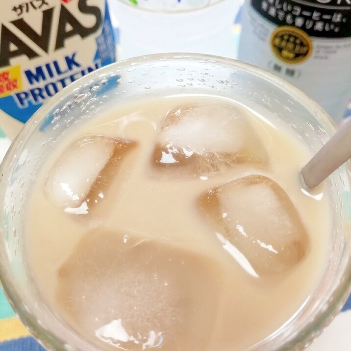 アイス☆プロテインヨーグルトカフェオレ♪